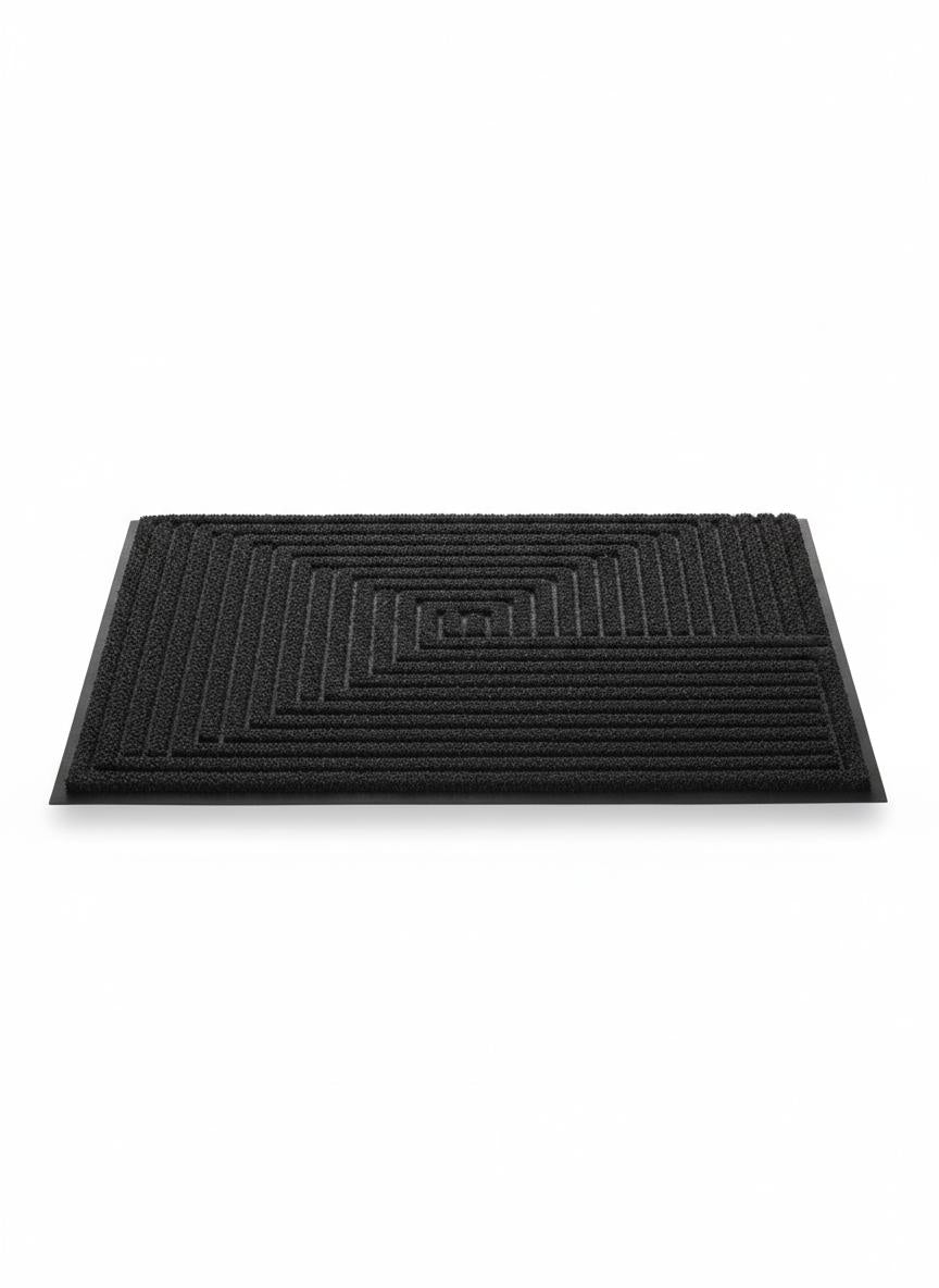 Black Minimal Doormat
