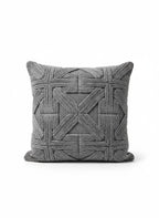 Gray Textured Pillow